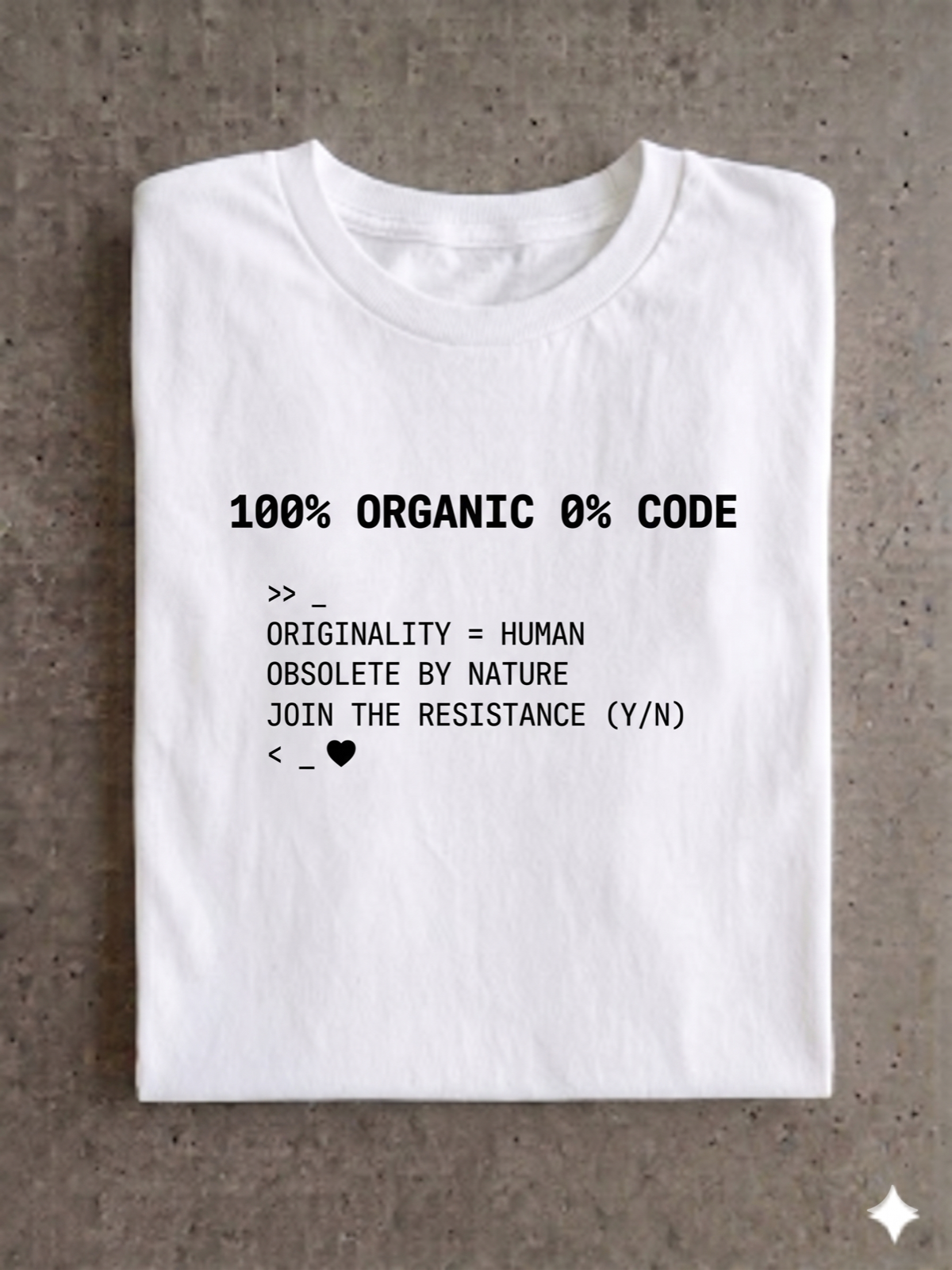 100% Organic 0% Code view 3